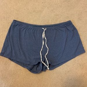 Aerie blue pajama shorts